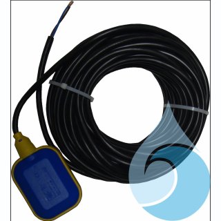 Schwimmerschalter 20 m Gummi-Kabel - füllend m. Gewicht für RMB