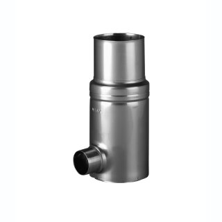 GRS 76 VA Garten-Regensammler  für Metall-Fallrohre mit Filtereinsatz (0,44 mm Maschenweite) , Auslauf DN 50