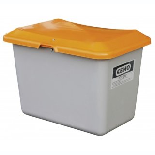 Streugutbehälter Plus 3 200 Liter ohne Entnahmeöffnung ohne Staplertasche Behälter grau/orange
