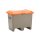 Streugutbehälter Plus 3 200 Liter ohne Entnahmeöffnung mit Staplertasche Behälter grau/orange