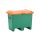 Streugutbehälter Plus 3 200 Liter ohne Entnahmeöffnung mit Staplertasche Behälter grün/orange
