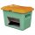 Streugutbehälter Plus 3 200 Liter mit Entnahmeöffnung ohne Staplertasche Behälter grün/orange