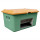 Streugutbehälter Plus 3 400 Liter mit Entnahmeöffnung ohne Staplertasche Behälter grün/orange