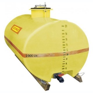 GFK-Fass (oval) 600 Liter Dom 360 mm mittig