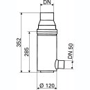 Filtersammler FS CU Kupfer DN 110/110 mm Maschenweite: 0,28 mm