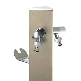 Gartenstele Aquapoint als Wasserentnahmestelle