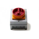 Hauptschalter  HS-A 20, 4 polig, mit Aufbaugehäuse