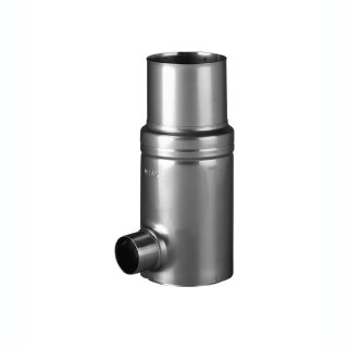 GRS 76 VA Garten-Regensammler  f. Kunststoff-Fallrohre mit Filtereinsatz (0,44 mm Maschenweite) f. Fallrohre