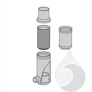 Filtereinsatz für FS und STFS aus Edelstahl für alle Nennweiten; Maschenweite = 0,28 mm