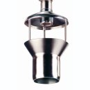 Edelstahl-Einlauftrichter 1/2 mit Düse